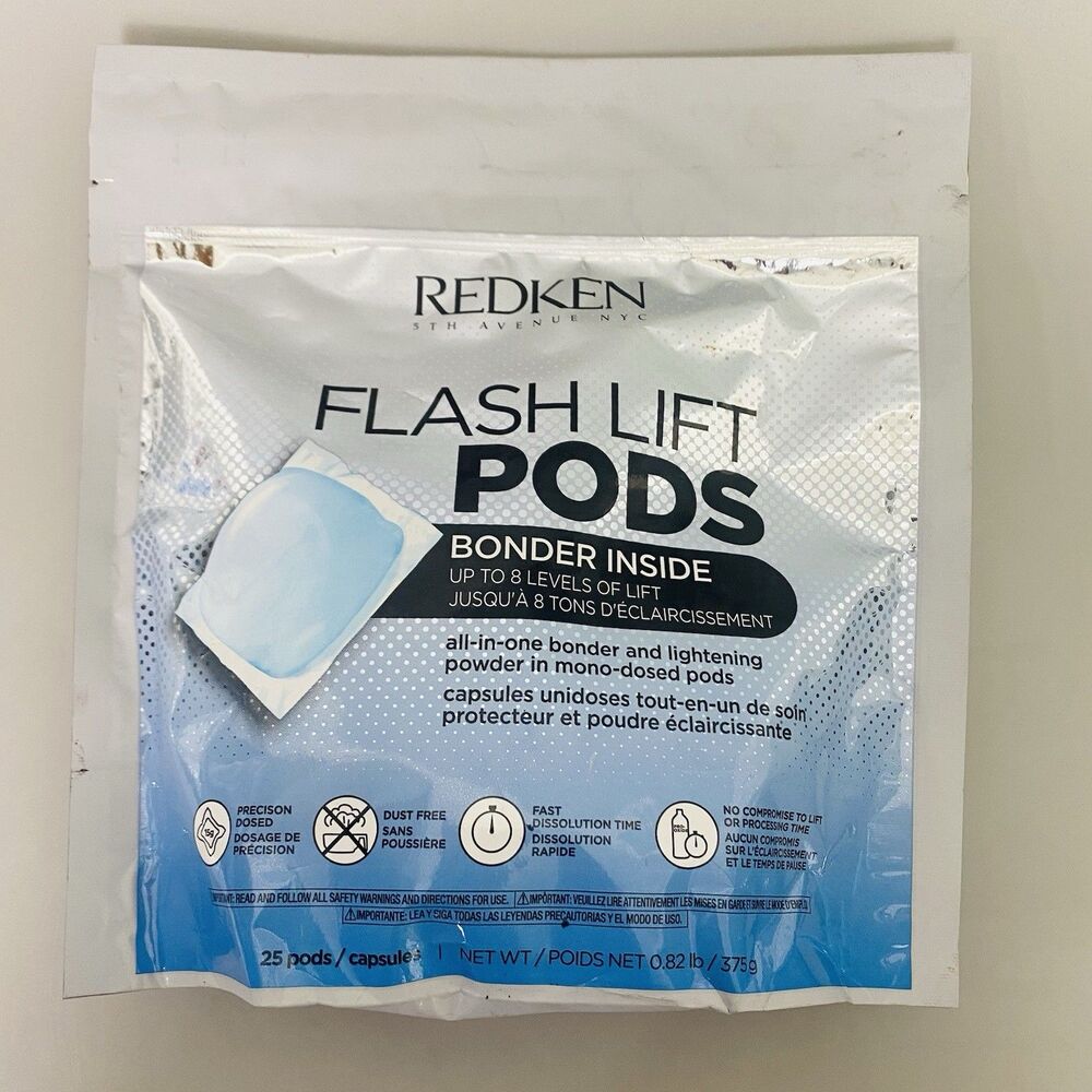 Redken Flash Lift Pods 25 pods/capsule Bonder Inside 8 levels of lift 375g
